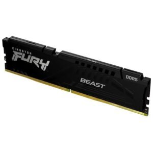 Kingston FURY Beast - DDR5 - módulo - 16 GB - DIMM de 288 contactos - 5600 MT/s / PC5-44800 - CL40 - 1.25 V - sin búfer - on-die ECC - negro