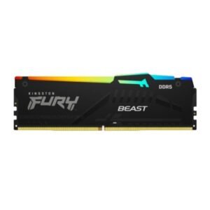 Kingston FURY Beast RGB - DDR5 - módulo - 32 GB - DIMM de 288 contactos - 5600 MT/s / PC5-44800 - CL40 - 1.25 V - sin búfer - on-die ECC