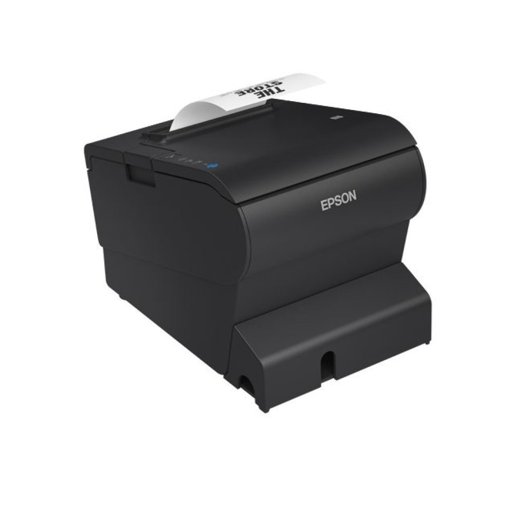 Epson OmniLink TM-T88VII - Impresora de recibos - línea térmica - Rollo (7,95 cm) - 180 ppp - hasta 500 mm/segundo - USB, LAN - cortador - negro - Imagen 3