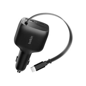 [Empaque Dañado] Belkin - Car Charger - Lithium ion - Para Apple / Samsung phones - USB-C 60W - USB-C 30W - USB-A