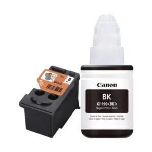 [Empaque Dañado] Canon - Cartucho de tinta - Negro + Botella de tinta negra