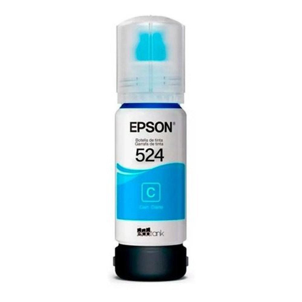 Epson - T524 - Ink bottle - Cyan