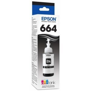 [Empaque Dañado] Epson T664 - 70 ml - negro - recarga de tinta - para Epson L110, L200, L310, L380, L395, L495, L575, L606, L655, L656, L1300, L1455