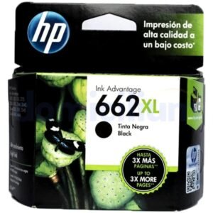 [Sin Empaque] HP 662XL - Alto rendimiento - negro - original - Ink Advantage - cartucho de tinta - para Deskjet 1516, Ink Advantage 15XX, Ink Advantage 35XX, Ink Advantage 4645