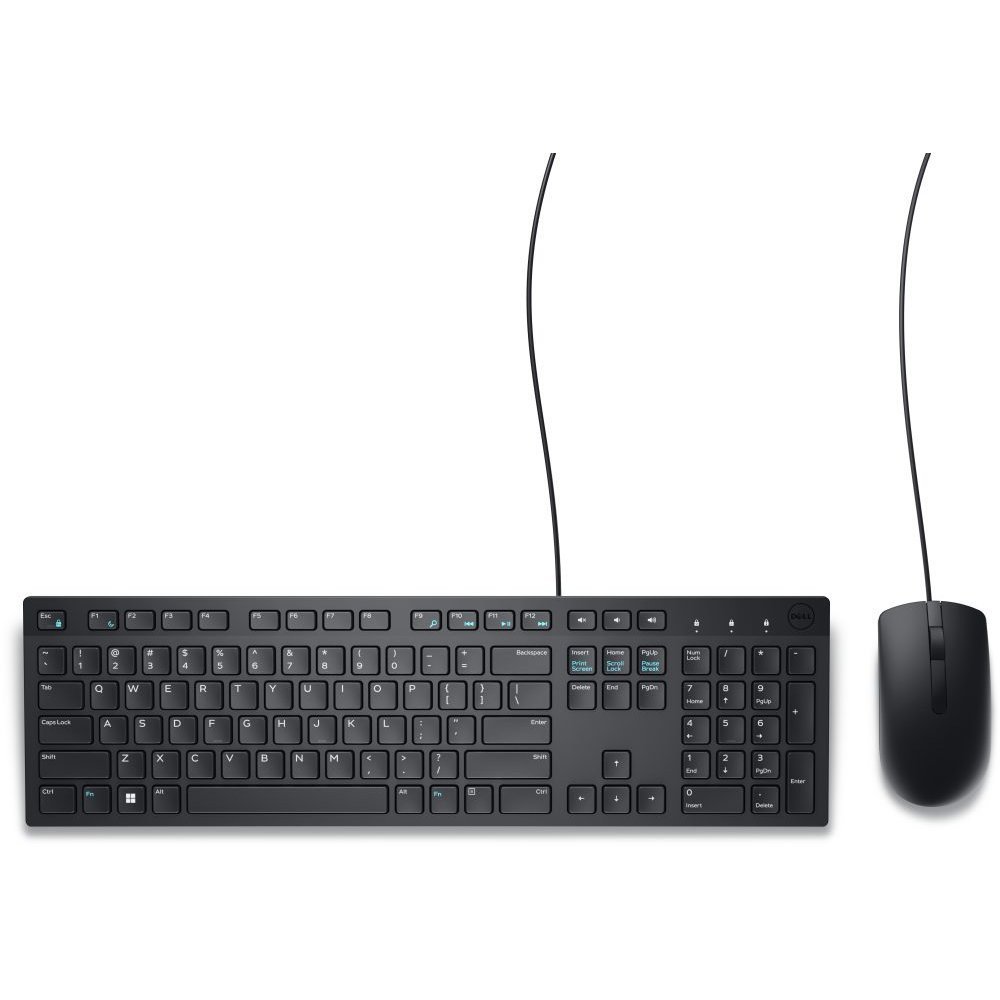 Dell - KM300C - Keyboard and mouse set - Spanish - Wired - USB - Black - Imagen 2