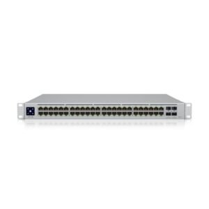 [Empaque Dañado] Ubiquiti UniFi Switch USW-PRO-48-POE - Conmutador - Gestionado - 48 x 10/100/1000 (40 PoE+, 8 PoE++) + 4 x 10Gb Ethernet SFP+ - montaje en rack - PoE++ (600 W) - CA 120/230 V / DC 11,5/52 V